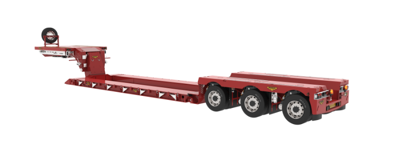 3-Axle PL2 axle low loader 35t neck