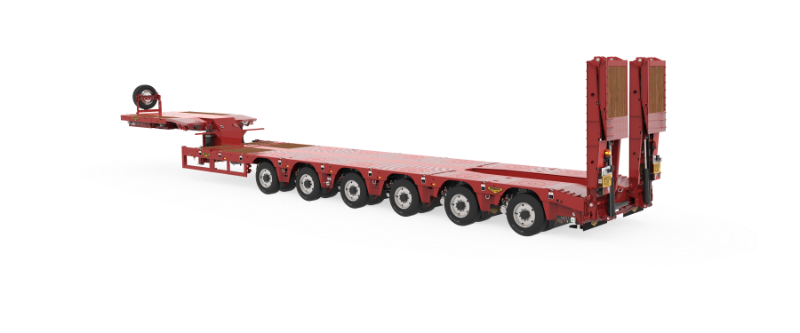 6-axle pendle axle semi PL2 with ramps