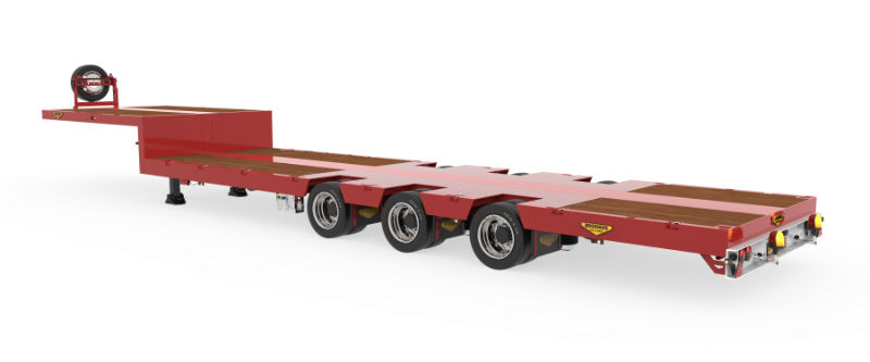 3-axle semi low loader (205 tires, low)